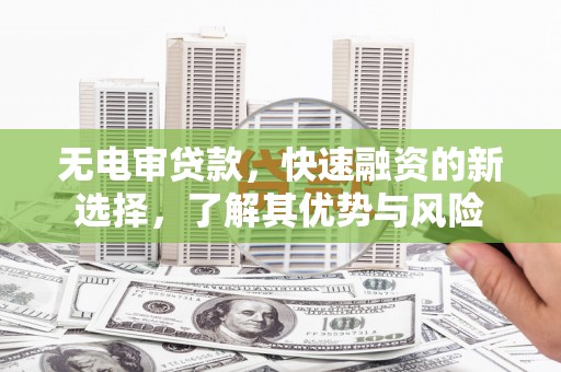 溆浦无电审贷款，快速融资的新选择，了解其优势与风险
