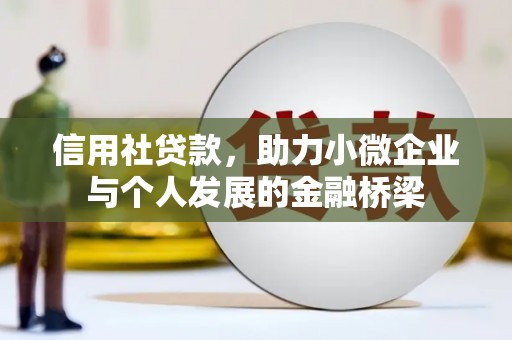 溆浦信用社贷款，助力小微企业与个人发展的金融桥梁