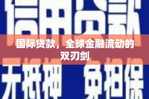 溆浦国际贷款，全球金融流动的双刃剑