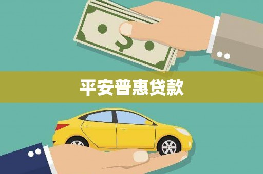 溆浦平安普惠贷款