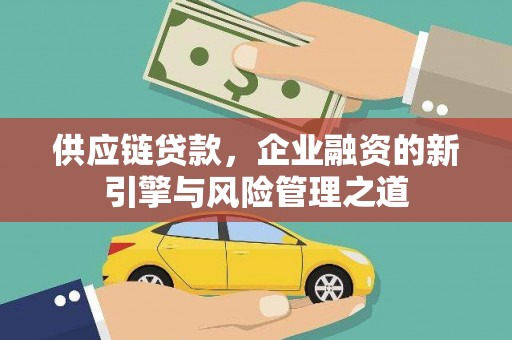溆浦供应链贷款，企业融资的新引擎与风险管理之道