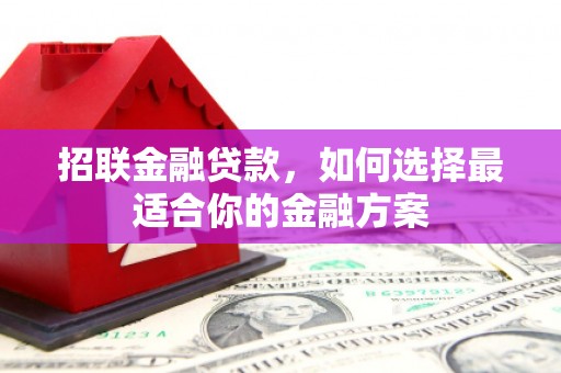 溆浦招联金融贷款，如何选择最适合你的金融方案