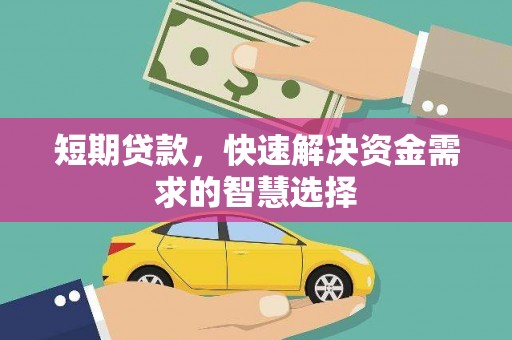 溆浦短期贷款，快速解决资金需求的智慧选择