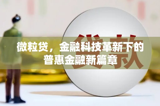 溆浦微粒贷，金融科技革新下的普惠金融新篇章