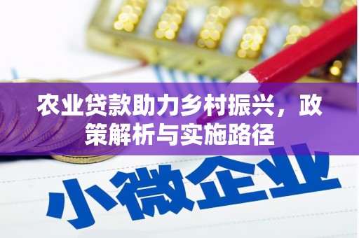 溆浦农业贷款助力乡村振兴，政策解析与实施路径