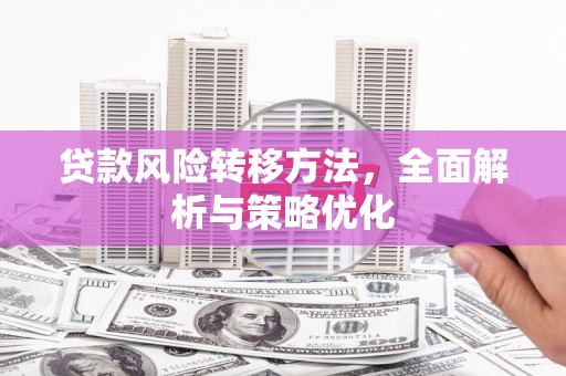 溆浦贷款风险转移方法，全面解析与策略优化