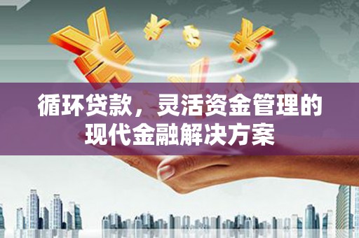 溆浦循环贷款，灵活资金管理的现代金融解决方案