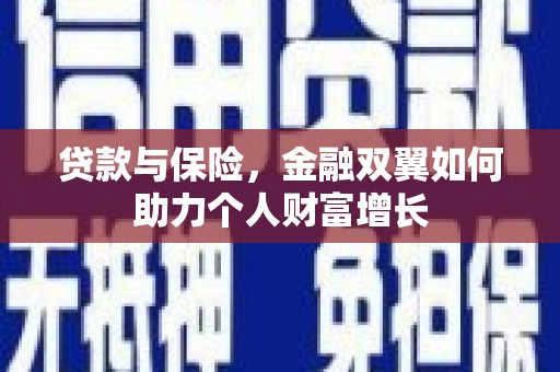 溆浦贷款与保险，金融双翼如何助力个人财富增长