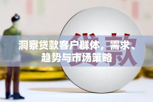 溆浦洞察贷款客户群体，需求、趋势与市场策略