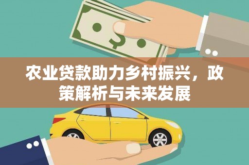 溆浦农业贷款助力乡村振兴，政策解析与未来发展