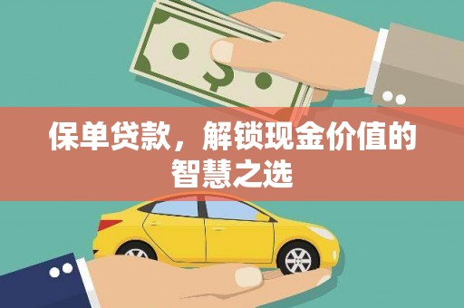 溆浦保单贷款，解锁现金价值的智慧之选