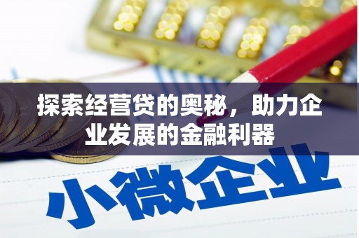 溆浦探索经营贷的奥秘，助力企业发展的金融利器