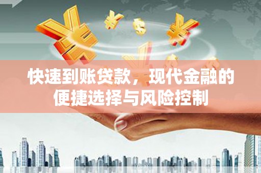 溆浦快速到账贷款，现代金融的便捷选择与风险控制