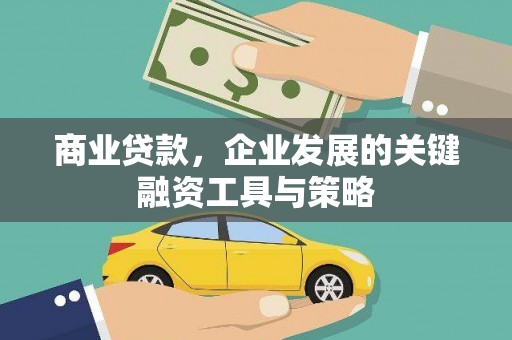 溆浦商业贷款，企业发展的关键融资工具与策略