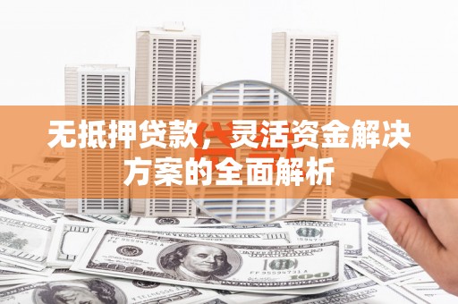 溆浦无抵押贷款，灵活资金解决方案的全面解析