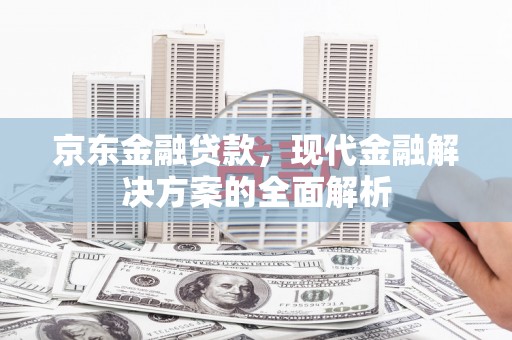 溆浦京东金融贷款，现代金融解决方案的全面解析