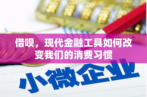 溆浦借呗，现代金融工具如何改变我们的消费习惯