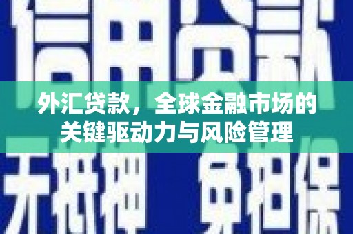 溆浦外汇贷款，全球金融市场的关键驱动力与风险管理