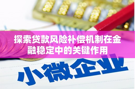 溆浦探索贷款风险补偿机制在金融稳定中的关键作用