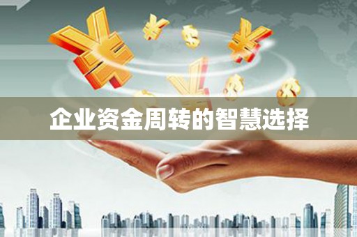 溆浦企业资金周转的智慧选择