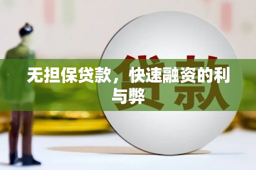 溆浦无担保贷款，快速融资的利与弊