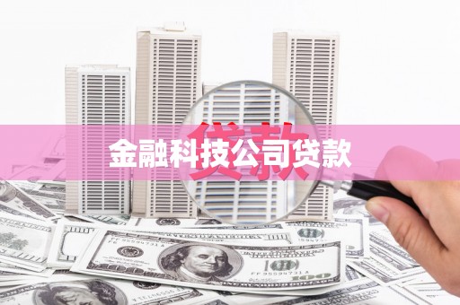 溆浦金融科技公司贷款
