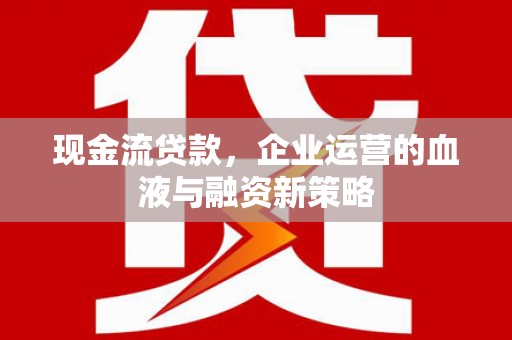 溆浦现金流贷款，企业运营的血液与融资新策略