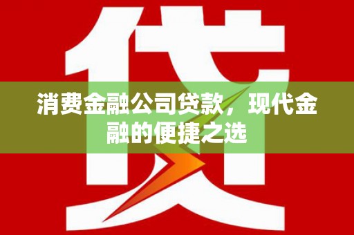 溆浦消费金融公司贷款，现代金融的便捷之选