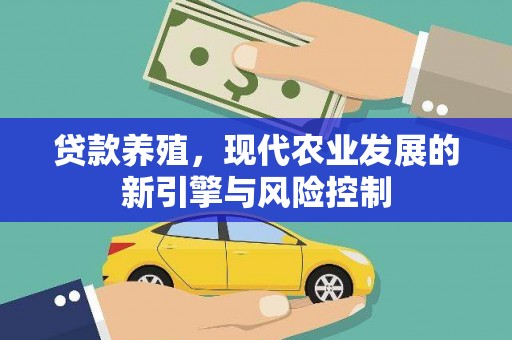 溆浦贷款养殖，现代农业发展的新引擎与风险控制