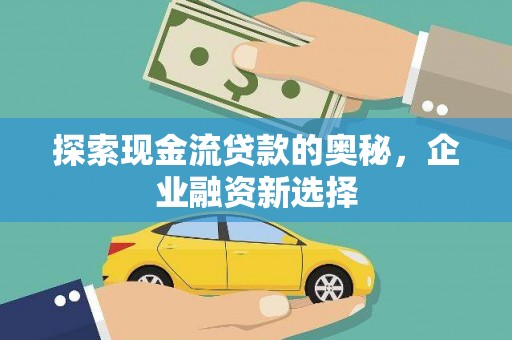 溆浦探索现金流贷款的奥秘，企业融资新选择
