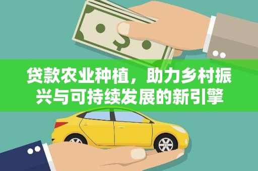 溆浦贷款农业种植，助力乡村振兴与可持续发展的新引擎