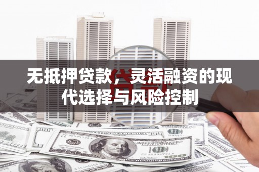溆浦无抵押贷款，灵活融资的现代选择与风险控制