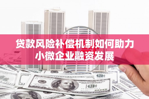 溆浦贷款风险补偿机制如何助力小微企业融资发展