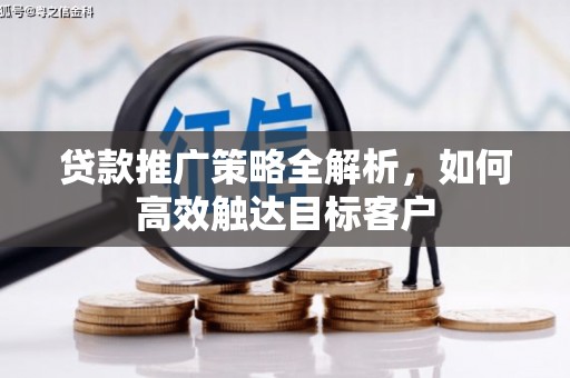溆浦贷款推广策略全解析，如何高效触达目标客户