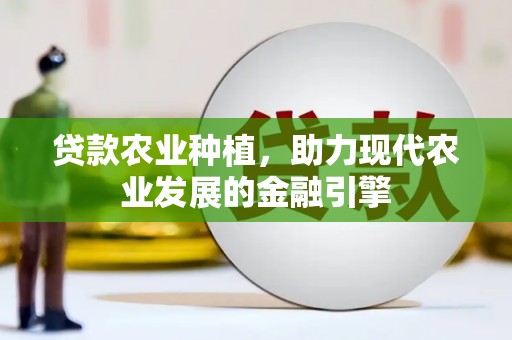 溆浦贷款农业种植，助力现代农业发展的金融引擎