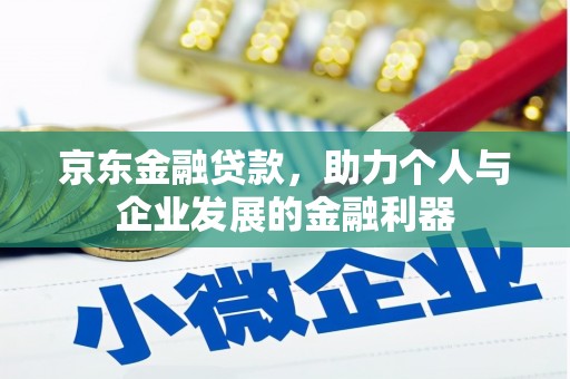 溆浦京东金融贷款，助力个人与企业发展的金融利器