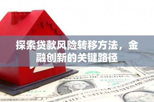 溆浦探索贷款风险转移方法，金融创新的关键路径