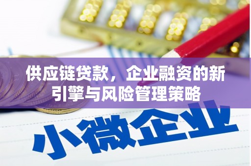 溆浦供应链贷款，企业融资的新引擎与风险管理策略