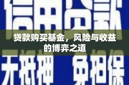 溆浦贷款购买基金，风险与收益的博弈之道
