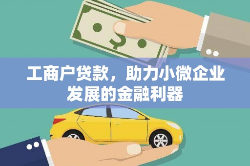 溆浦工商户贷款，助力小微企业发展的金融利器