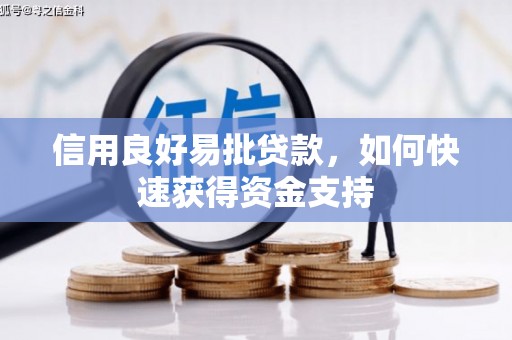 溆浦信用良好易批贷款，如何快速获得资金支持