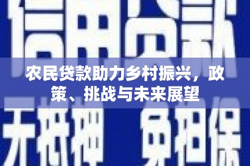 溆浦农民贷款助力乡村振兴，政策、挑战与未来展望