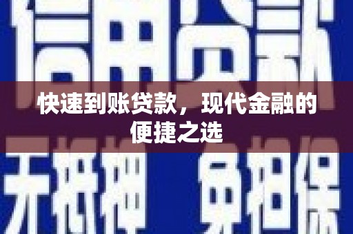 溆浦快速到账贷款，现代金融的便捷之选