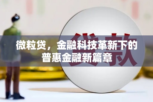 溆浦微粒贷，金融科技革新下的普惠金融新篇章
