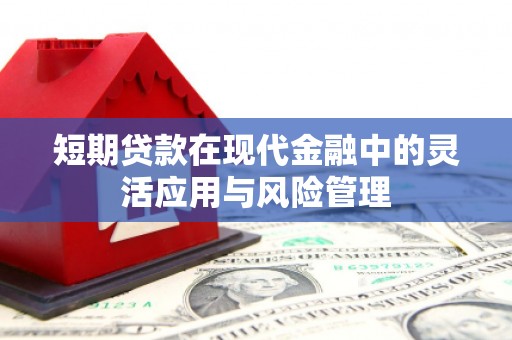溆浦短期贷款在现代金融中的灵活应用与风险管理