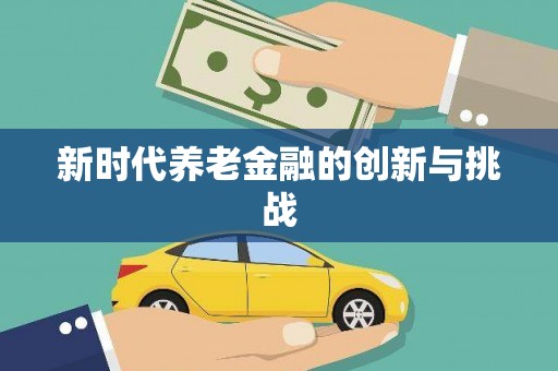 溆浦新时代养老金融的创新与挑战
